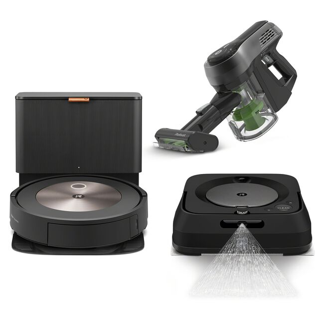Roomba&reg; j7+,&nbsp;Braava&nbsp;jet&reg; m6 &&nbsp;H1 Handheld&nbsp;Bundle, , large image number 0