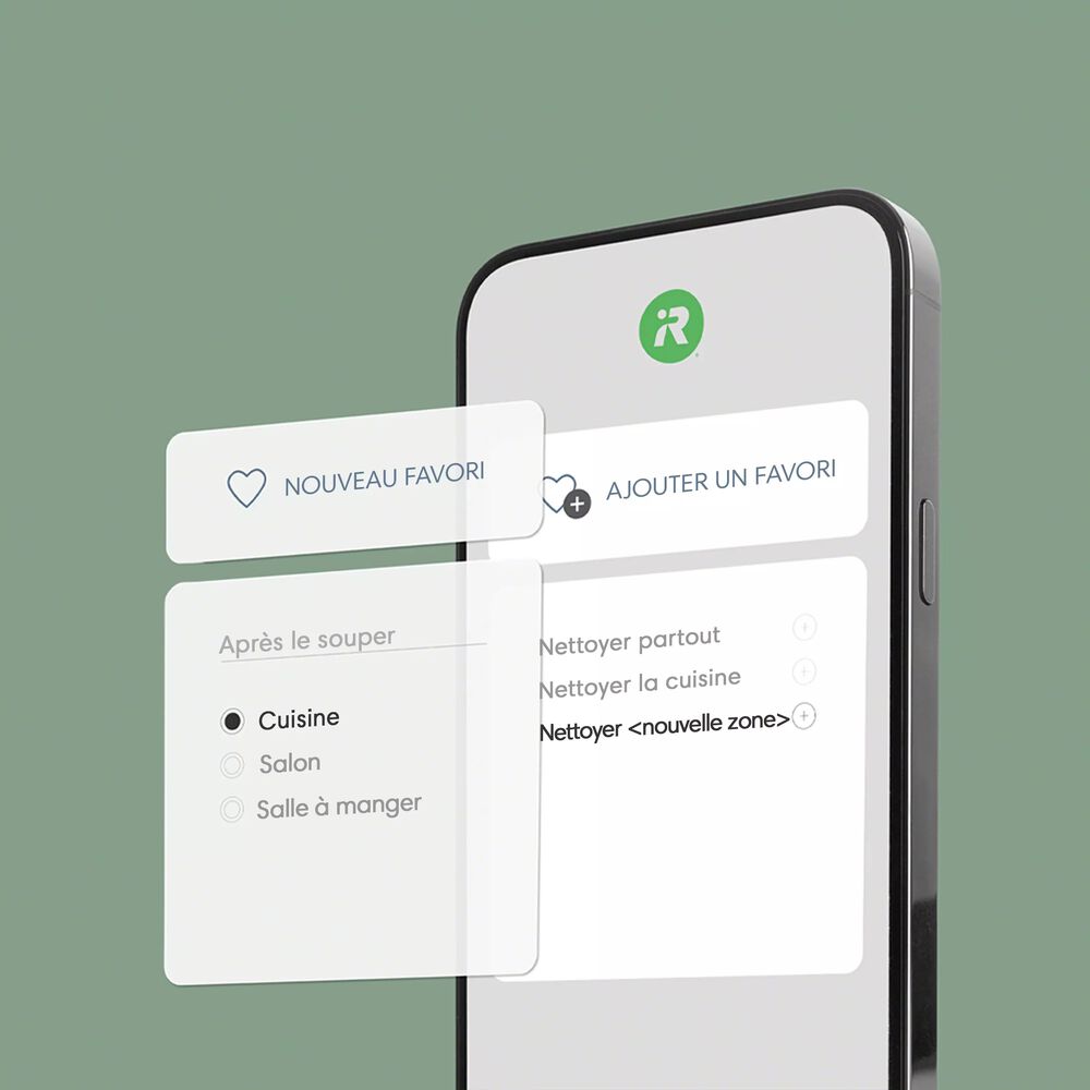 Application iRobot Home facile &agrave; utiliser