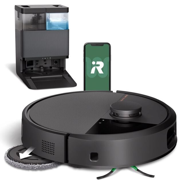 Roomba&reg; Combo 505 Plus + Base AutoWash&trade; &ndash; Preto