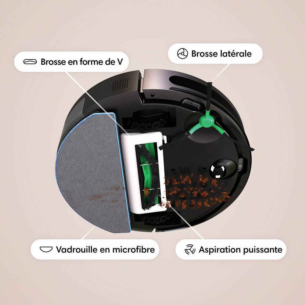 Un nettoyage complet gr&acirc;ce &agrave; notre syst&egrave;me de nettoyage en 4&nbsp;&eacute;tapes