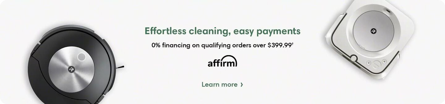iRobot Affirm | Effortless cleaning, easy payments