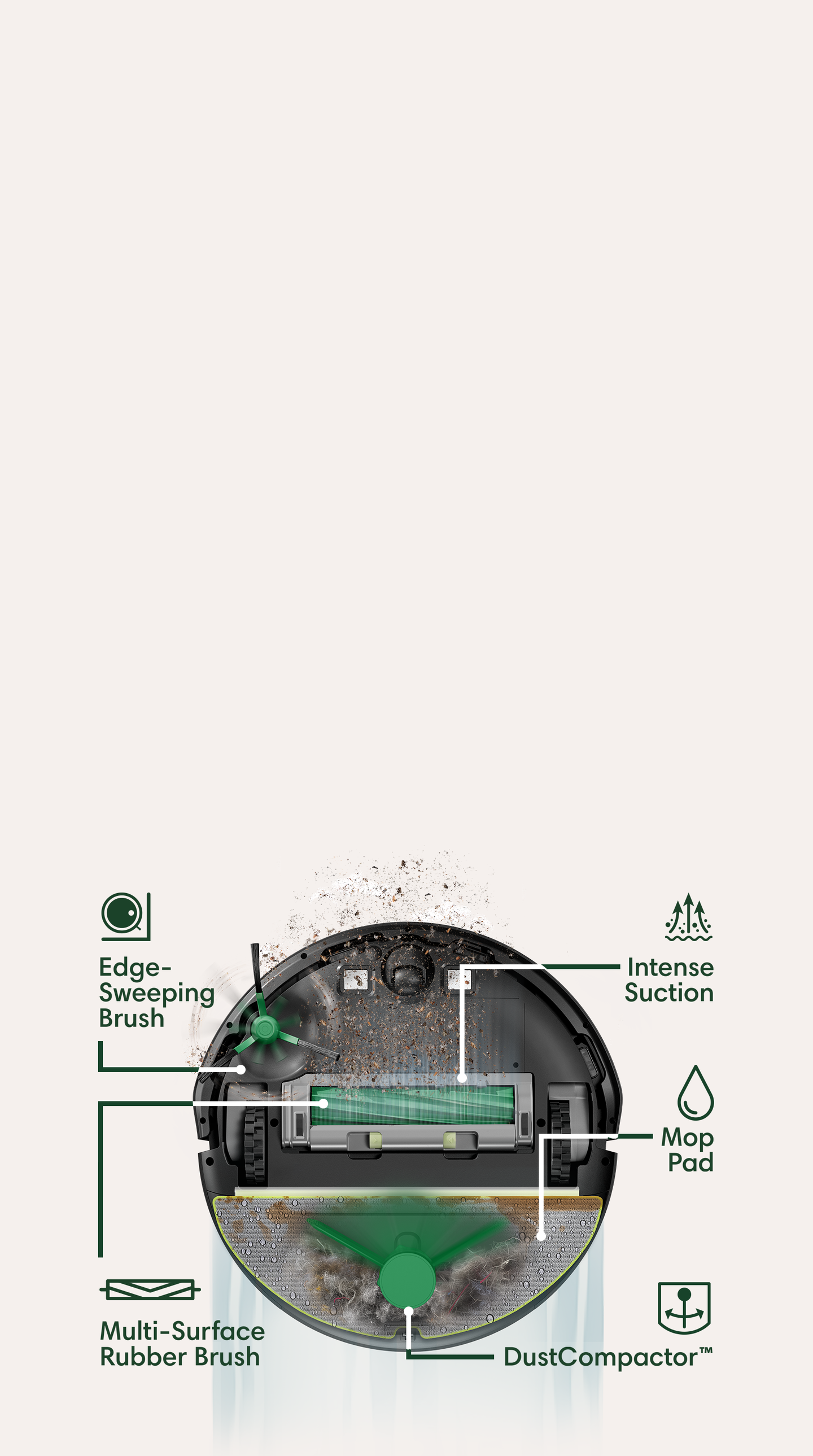 Roomba&reg; 205 DustCompactor&trade; Combo Robot