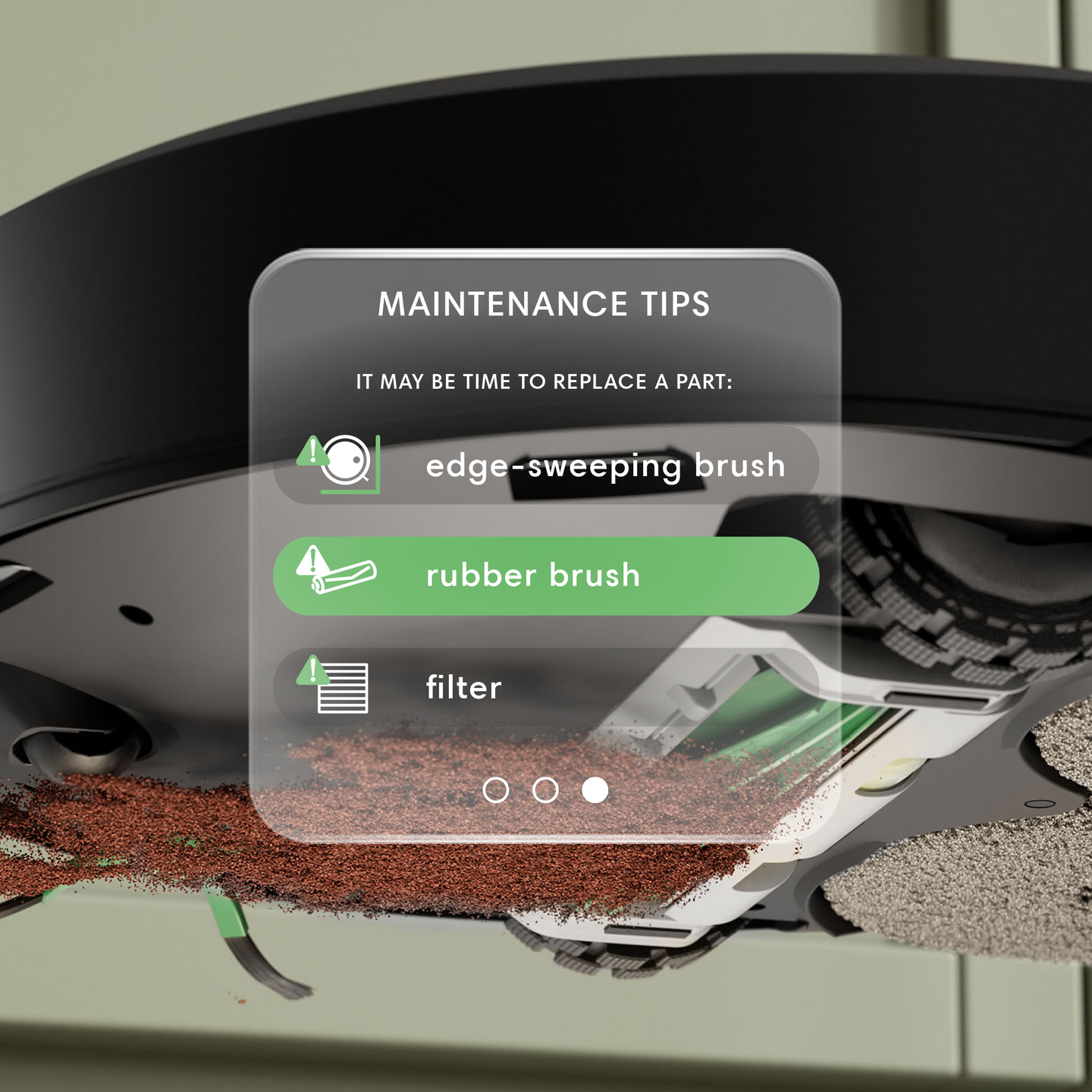 graphic showing maintenance tips